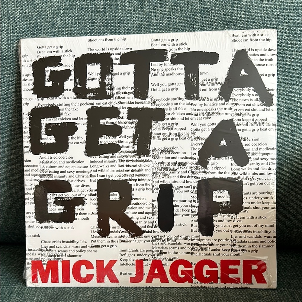 Mick Jagger Gotta Get A Grip album on vinyl